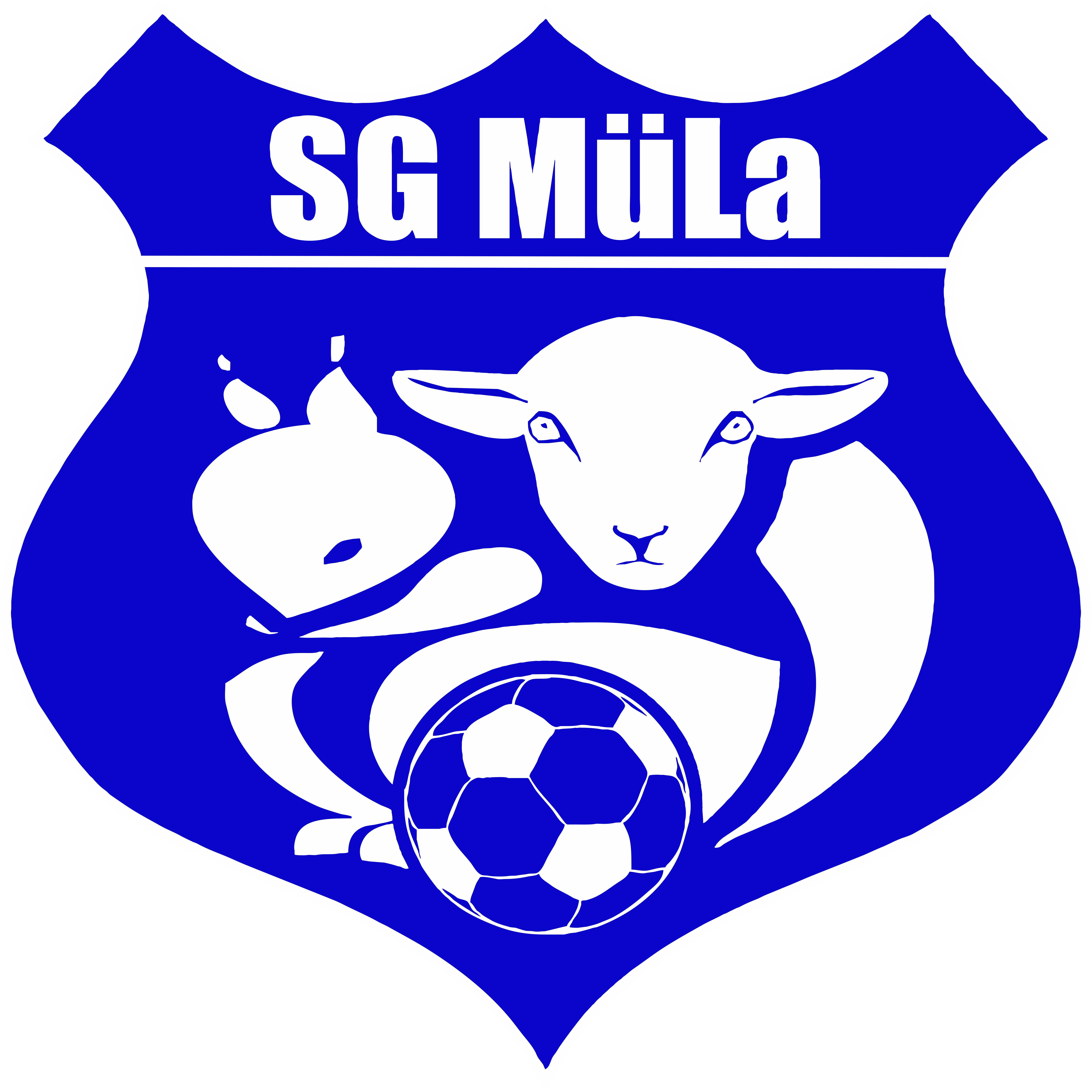 SG Mula Druck blau weiss